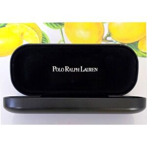 Polo Ralph Lauren Black Hard Shell Glasses Case Eyewear‎ Holder